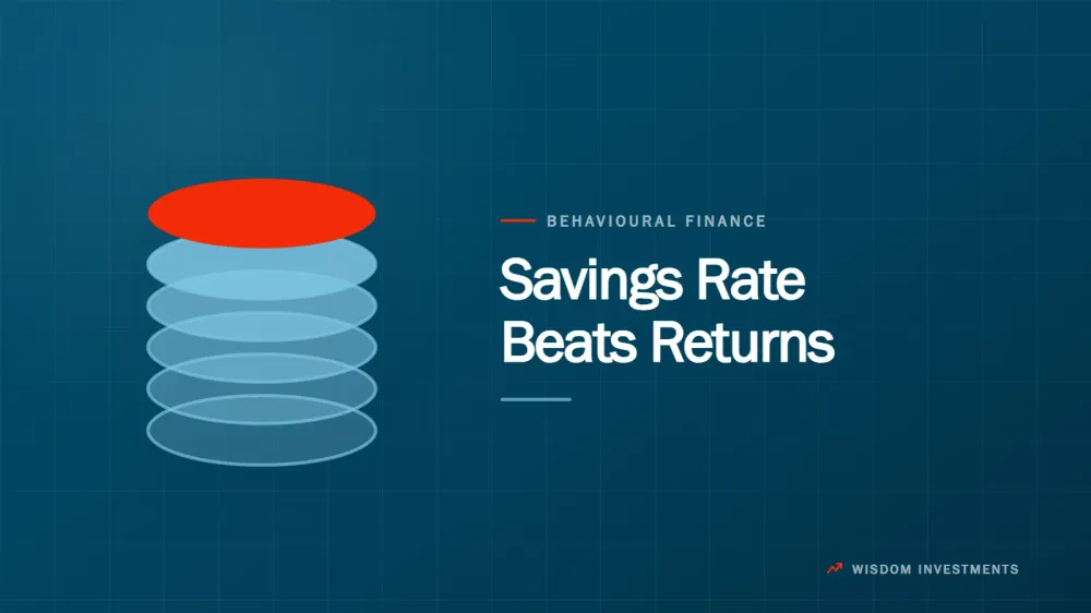Why Your Savings Rates Matters More Than Your Returns?